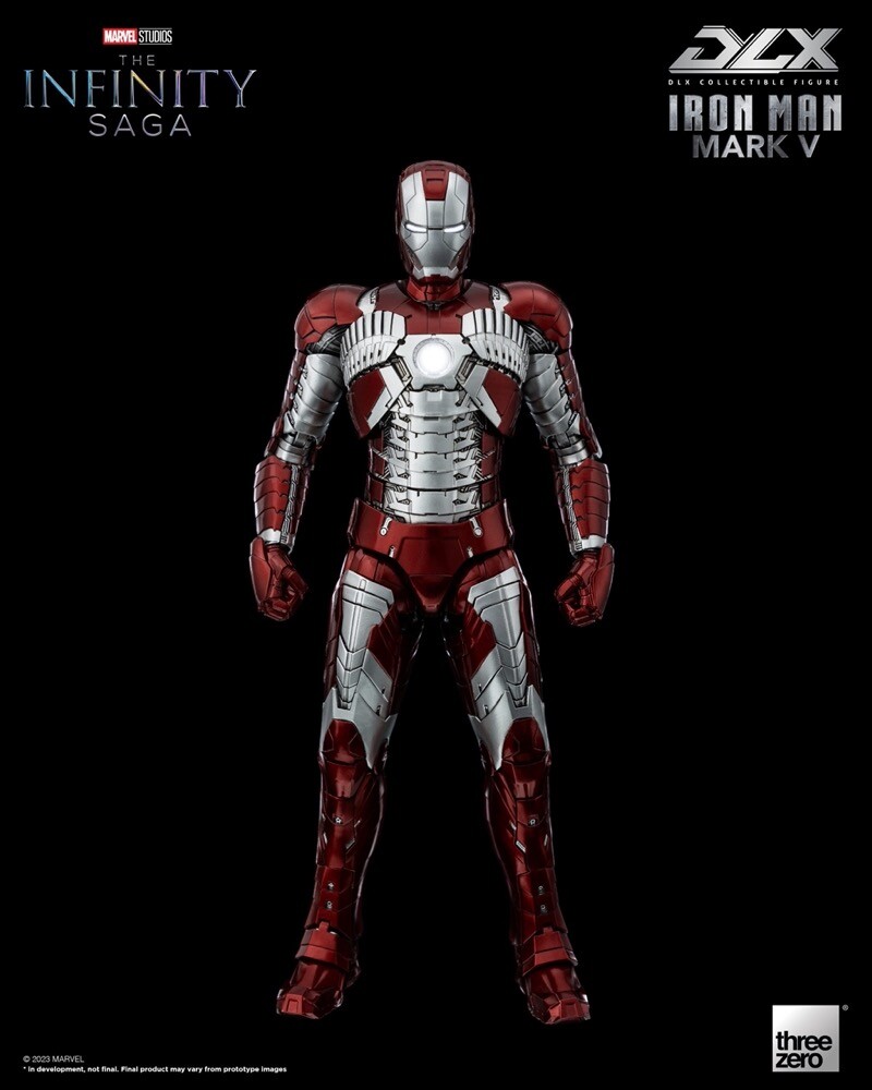 

Фигурка ThreeZero Marvel Studios: The Infinity Saga DLX Iron Man Mark 5, 17,5 см
