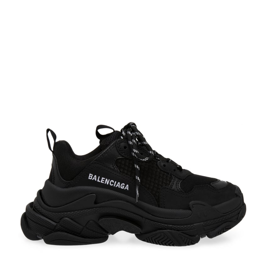 Кроссовки BALENCIAGA Triple S sneakers, черный sf23 3d galvanic triple