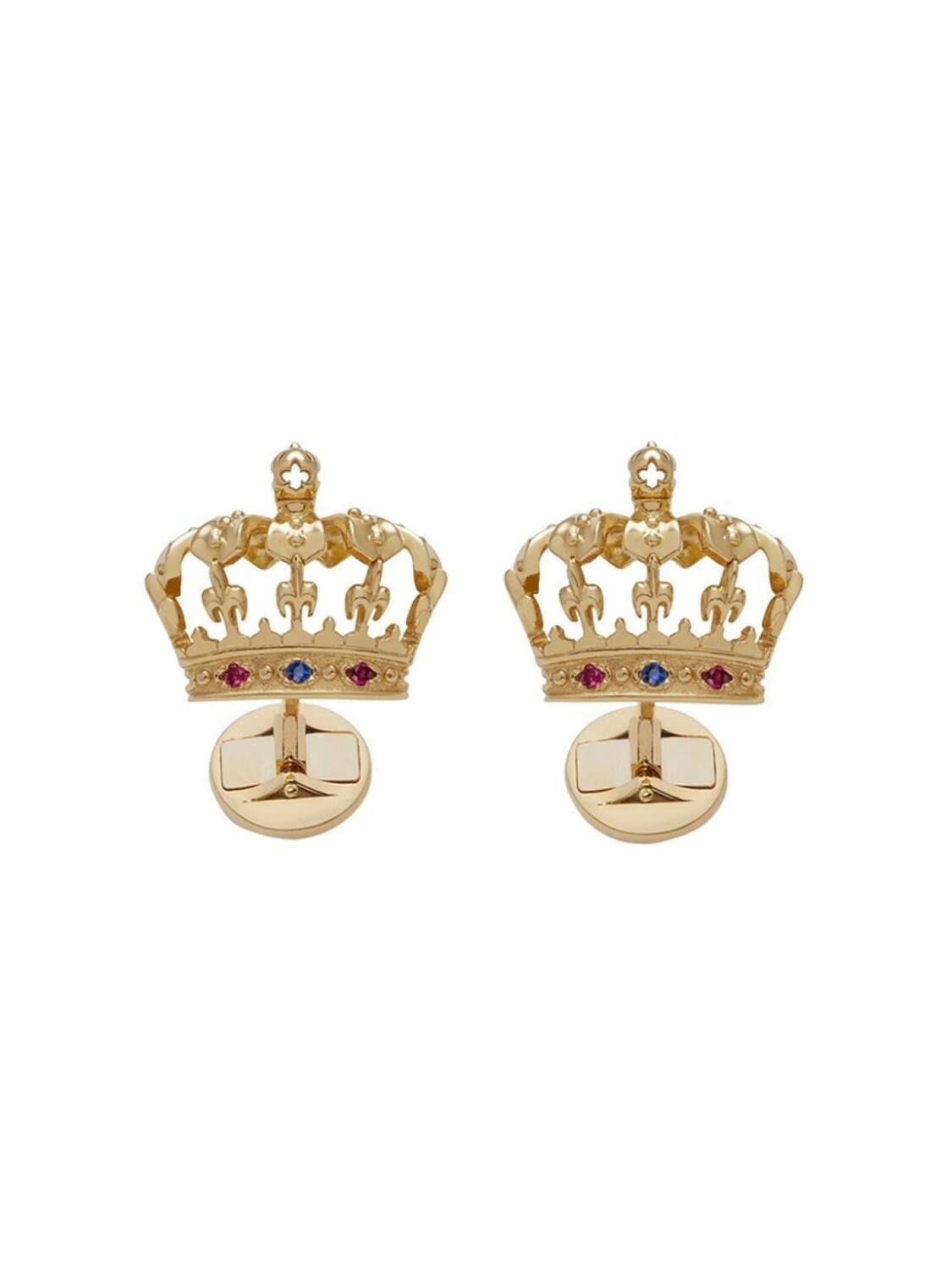 

Запонки из желтого золота в форме короны Dolce & Gabbana, золотой