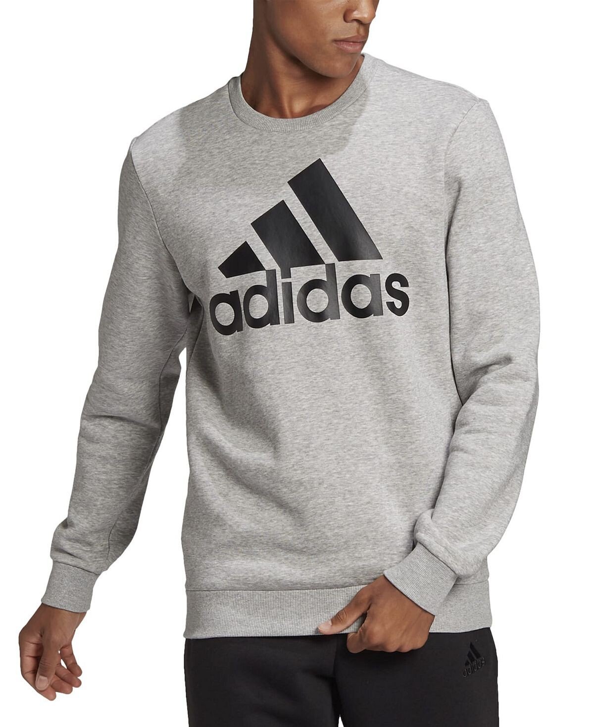 

Мужская толстовка с круглым вырезом и логотипом adidas, мульти