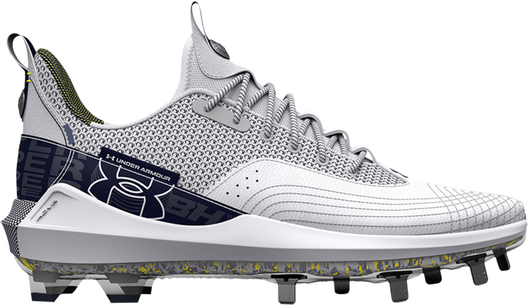 

Бутсы Under Armour Harper 7 Low ST White Midnight Navy, синий