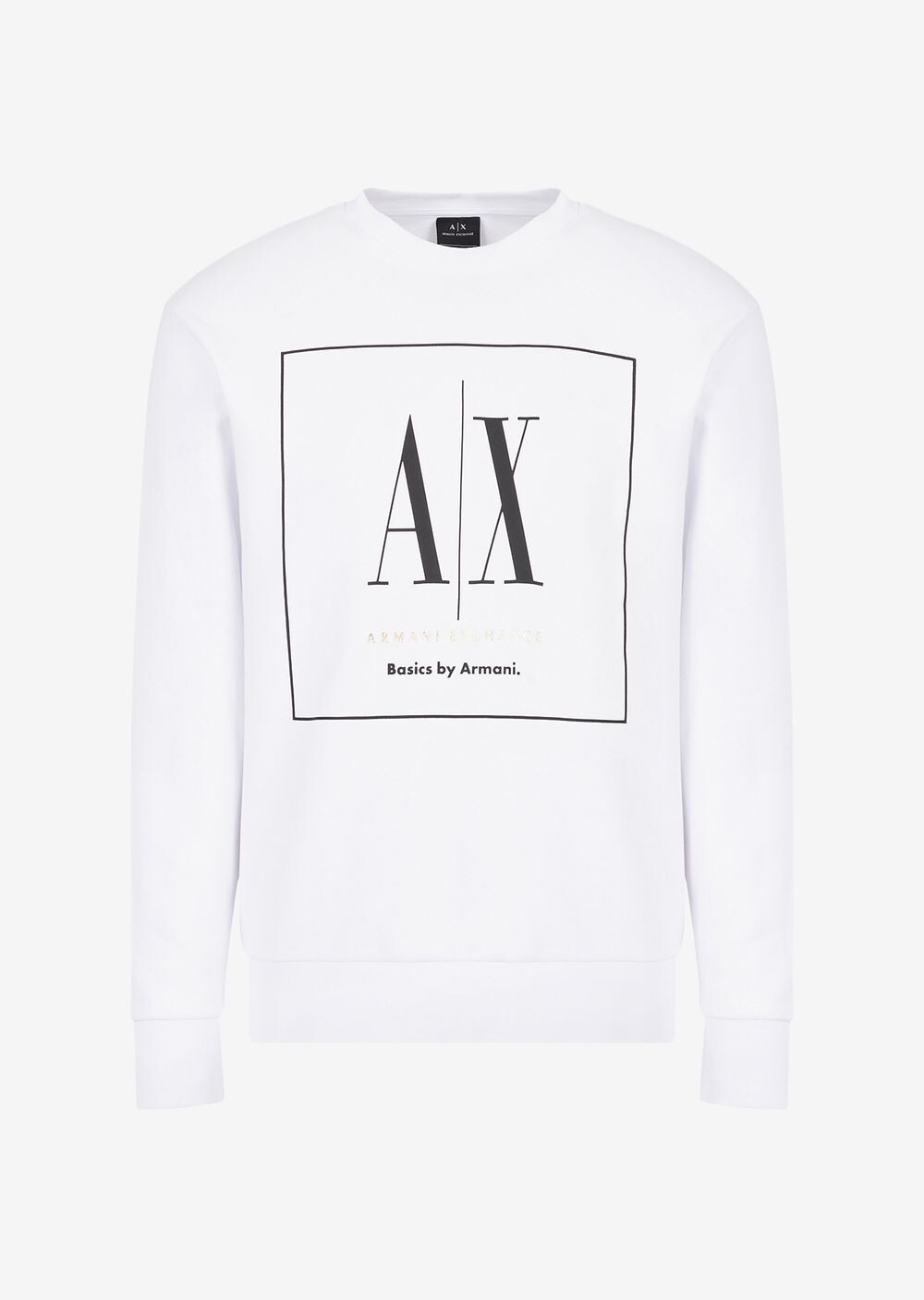 

Толстовка без капюшона Armani Exchange, белый