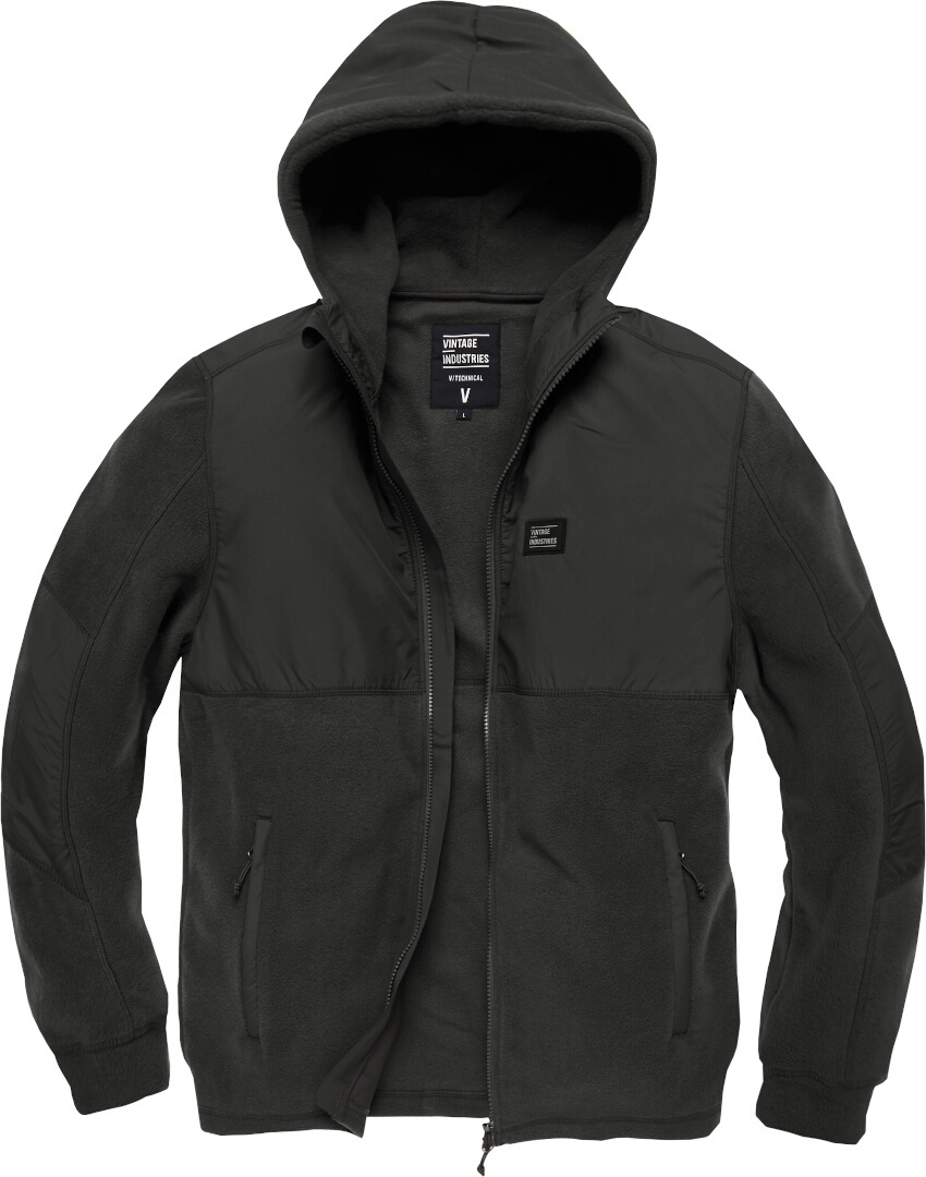 Куртка Vintage Industries Landell Polar Fleece, черная