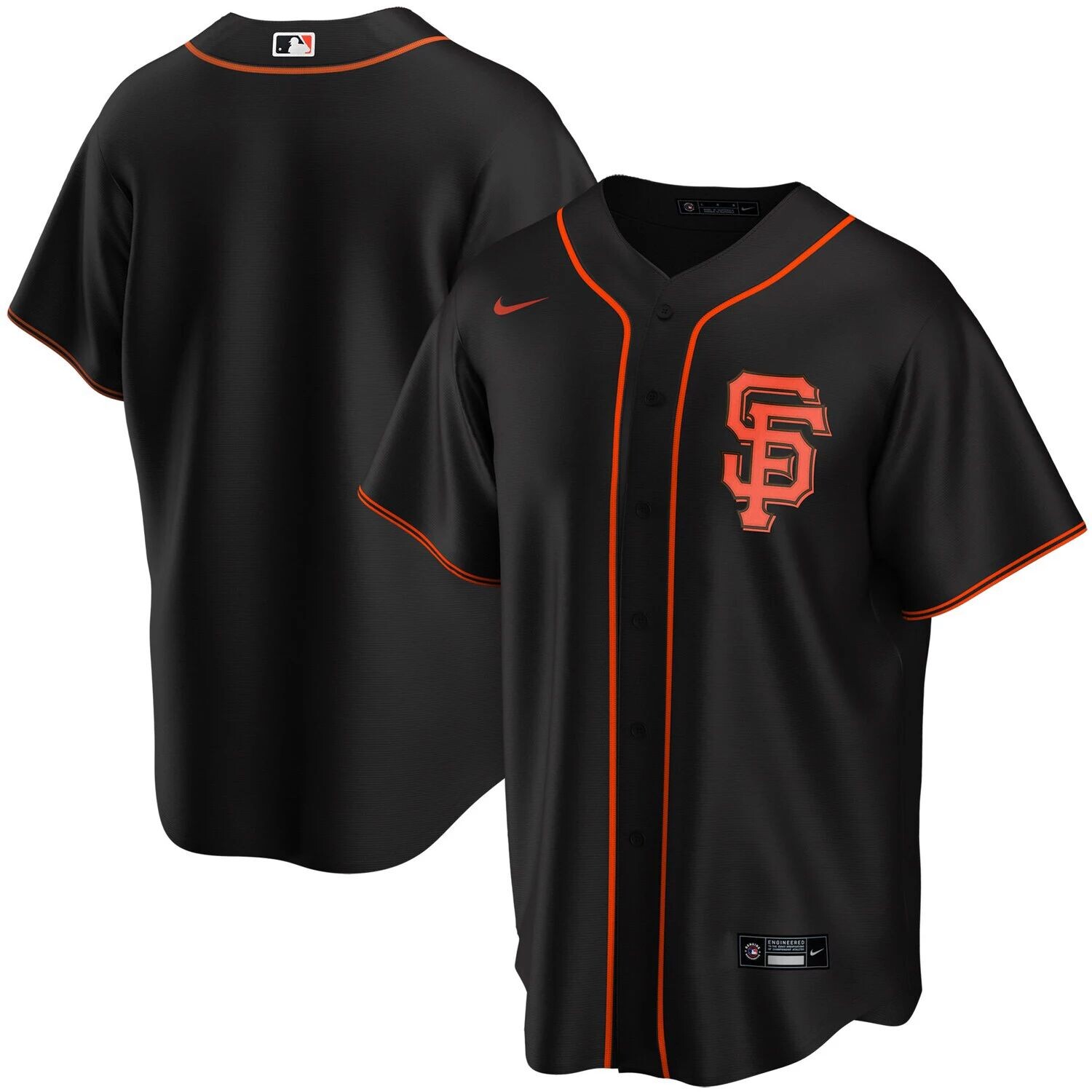 

Молодежная черная футболка Nike San Francisco Giants, альтернативная реплика команды Nike