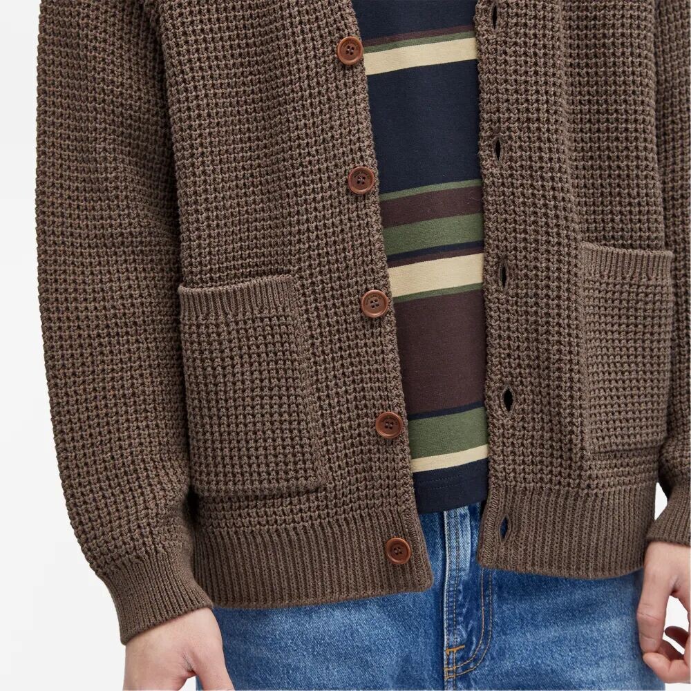 

Nudie Jeans Co Кардиган с ананасом Kent, коричневый