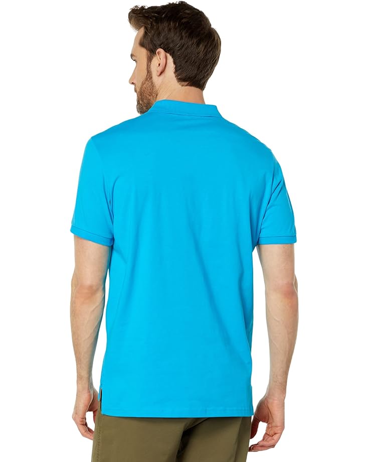 цена Поло U.S. POLO ASSN. Solid Jersey Polo Shirt, цвет Downtown Blue