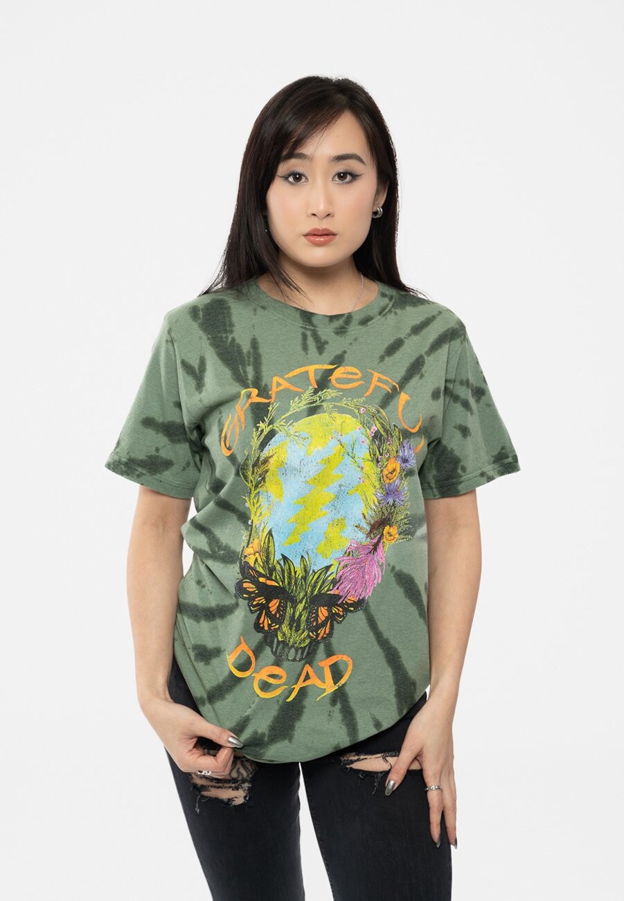 

Футболка с принтом GRATEFUL DEAD FOREST DEAD Paradiso Clothing, зеленый