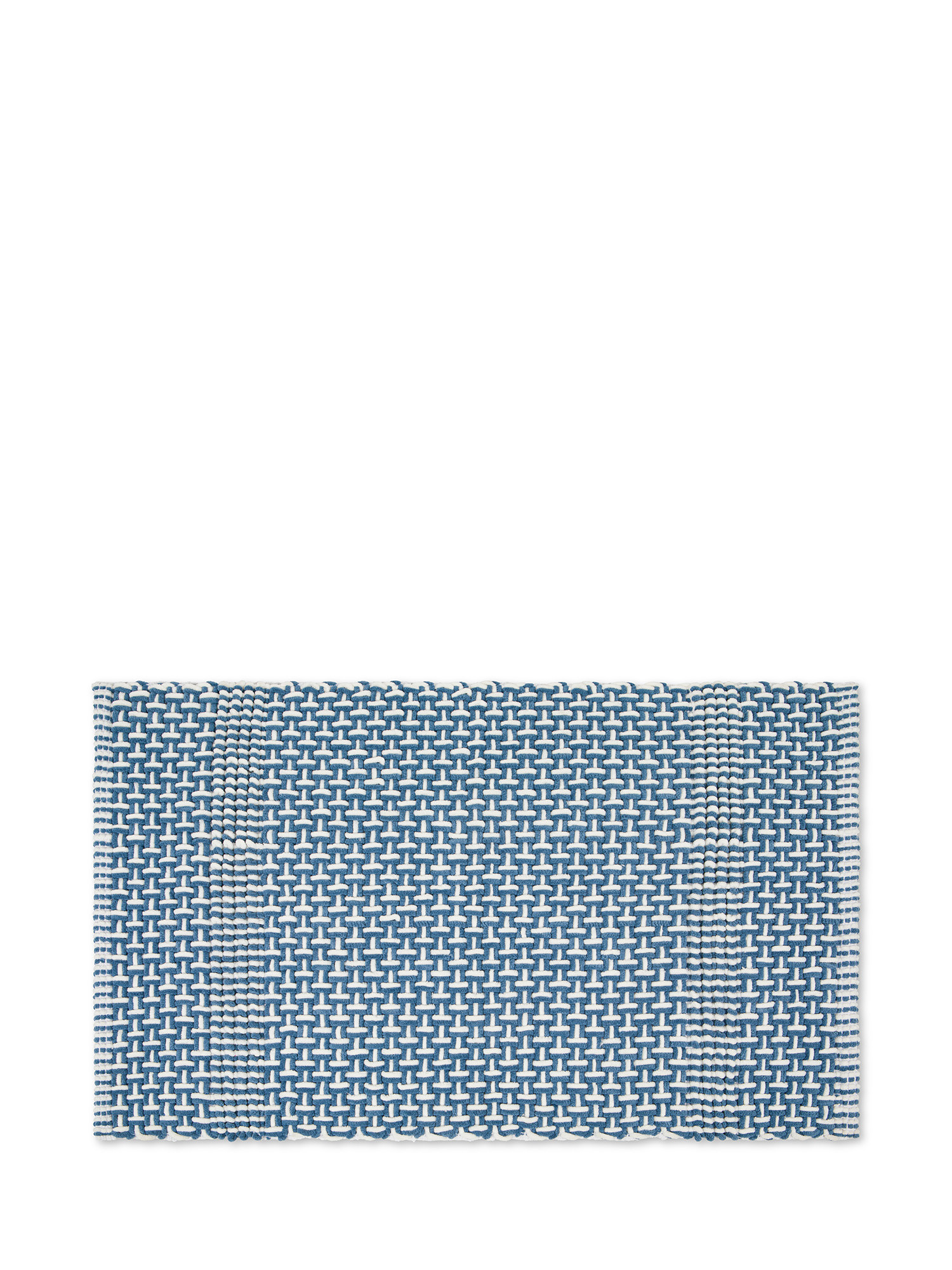 молитвенный коврик iqrah из синели украшенный вазой бордового цвета Коврик для ванной комнаты с тканым эффектом синели Coincasa, синий