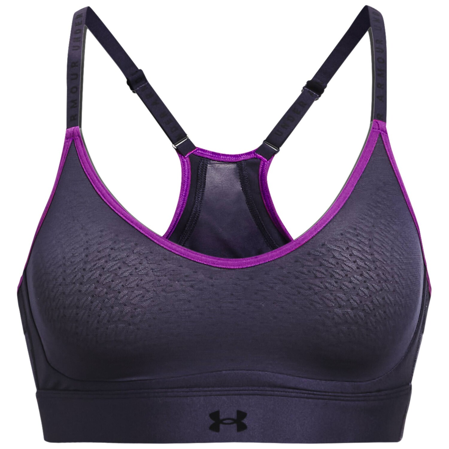 

Бюстгальтер Under Armour Sport BH Infinity Low, цвет dunkelgrau/lila