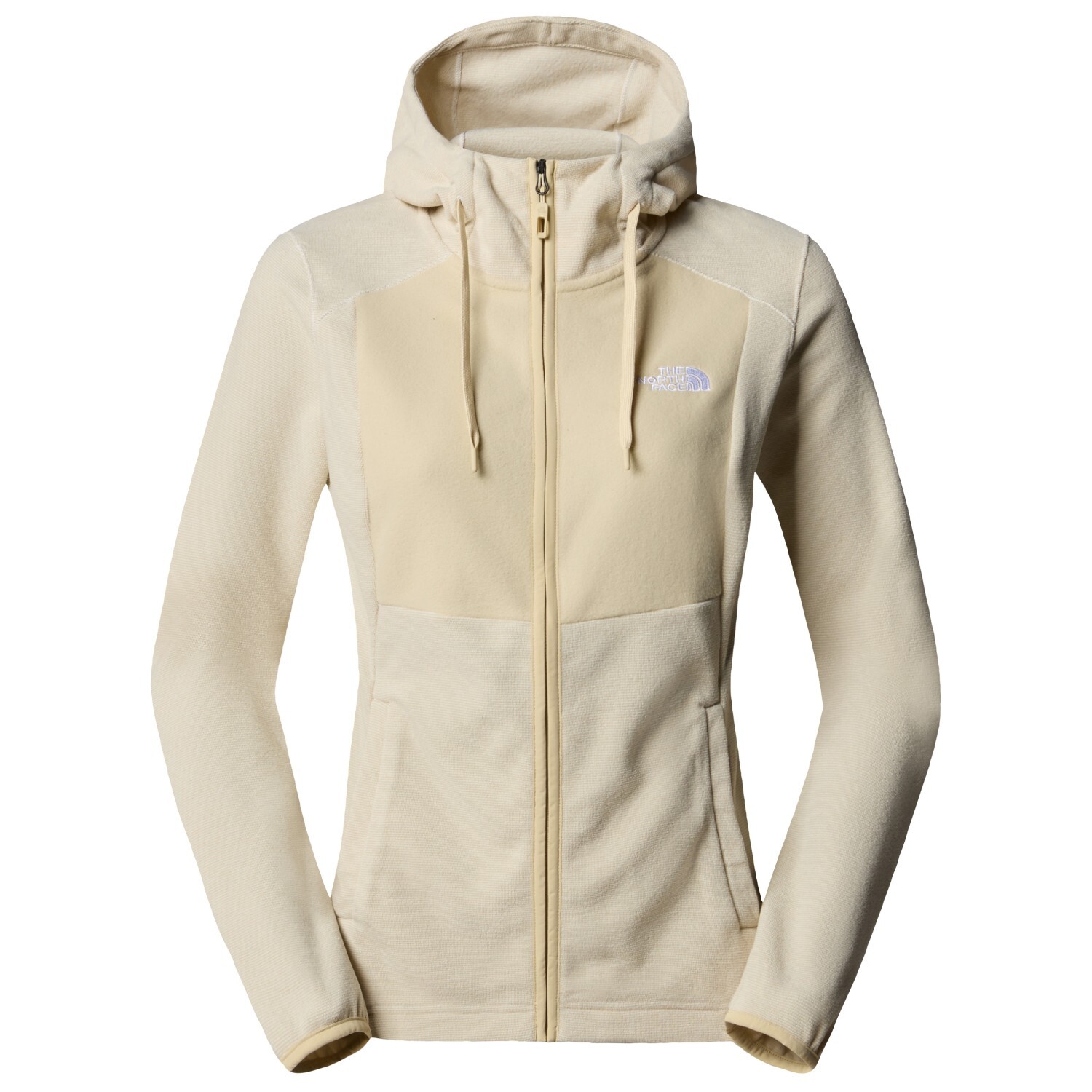 

Флисовая жилетка The North Face Women's Homesafe Full Zip Fleece, цвет White Dune/Gravel Stripe