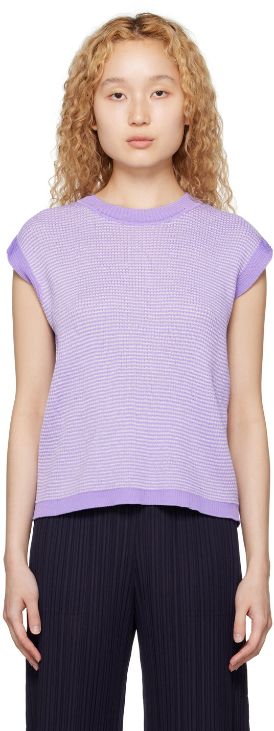 

Фиолетовый через майку Pleats Please Issey Miyake
