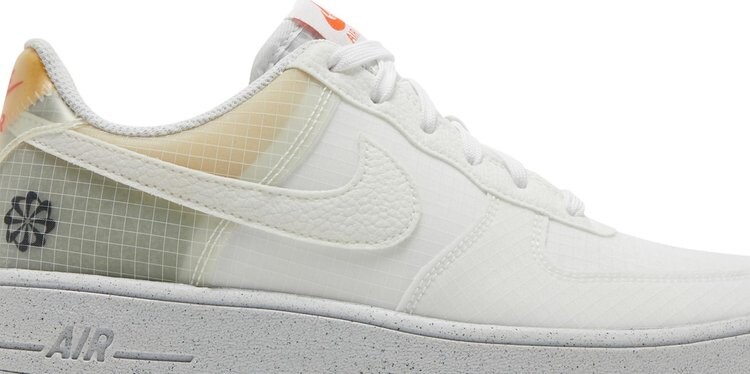 Nike Air Force 1 Crater GS Move To Zero White Orange CDEK.Shopping