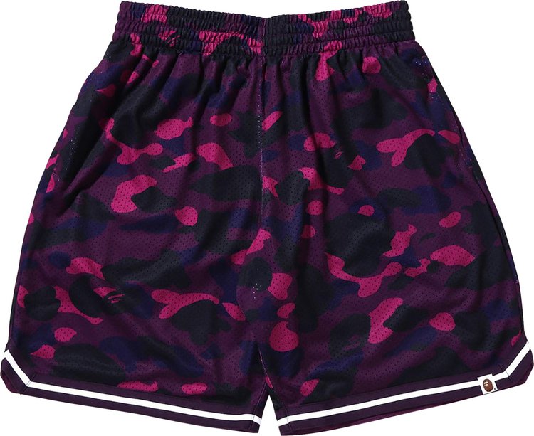 Шорты BAPE Color Camo Wide Fit Basketball Shorts 'Purple', фиолетовый