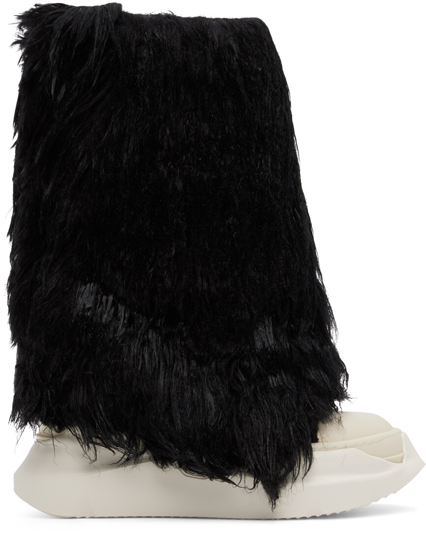 

Черные сапоги Strobe Fogachine Rick Owens Drkshdw