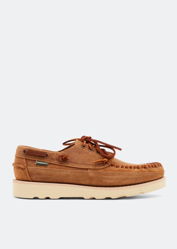 

Лоферы SEBAGO Keuka Oil moccasins, коричневый