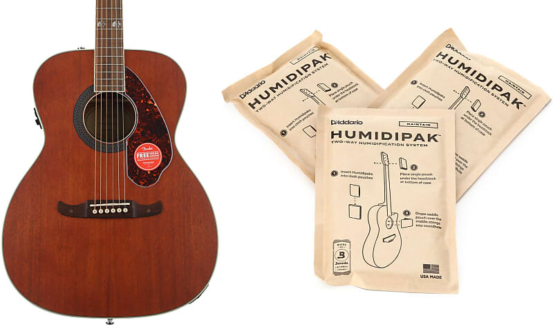 

Комплект Fender Tim Armstrong Hellcat — Natural с накладкой из орехового дерева и пакетом D'Addario Humidipak для замены (3 шт.) Fender + D'Addario 0971752022=1 PW-HPRP-03=1