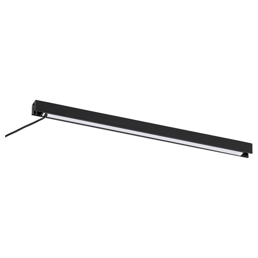 Светодиодная подсветка для ванной Ikea Silverglans, 40 см, черный ikea годморгон светодиодная подсветка шкафа стены