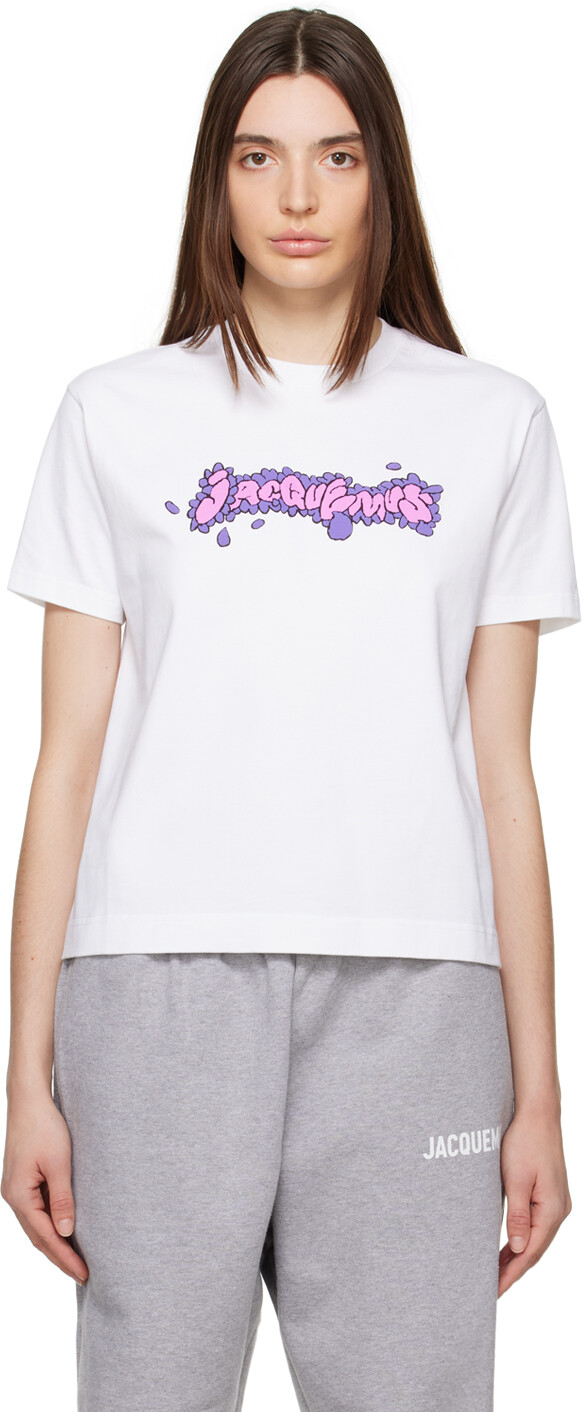 

Белая футболка Le T-Shirt Desenho Jacquemus, Белый