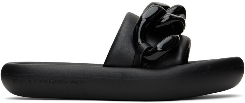 

Черные сандалии Air Slide на плоской подошве Stella McCartney