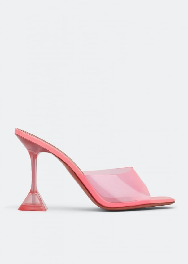 

Мюли AMINA MUADDI Lupita Glass mules, розовый