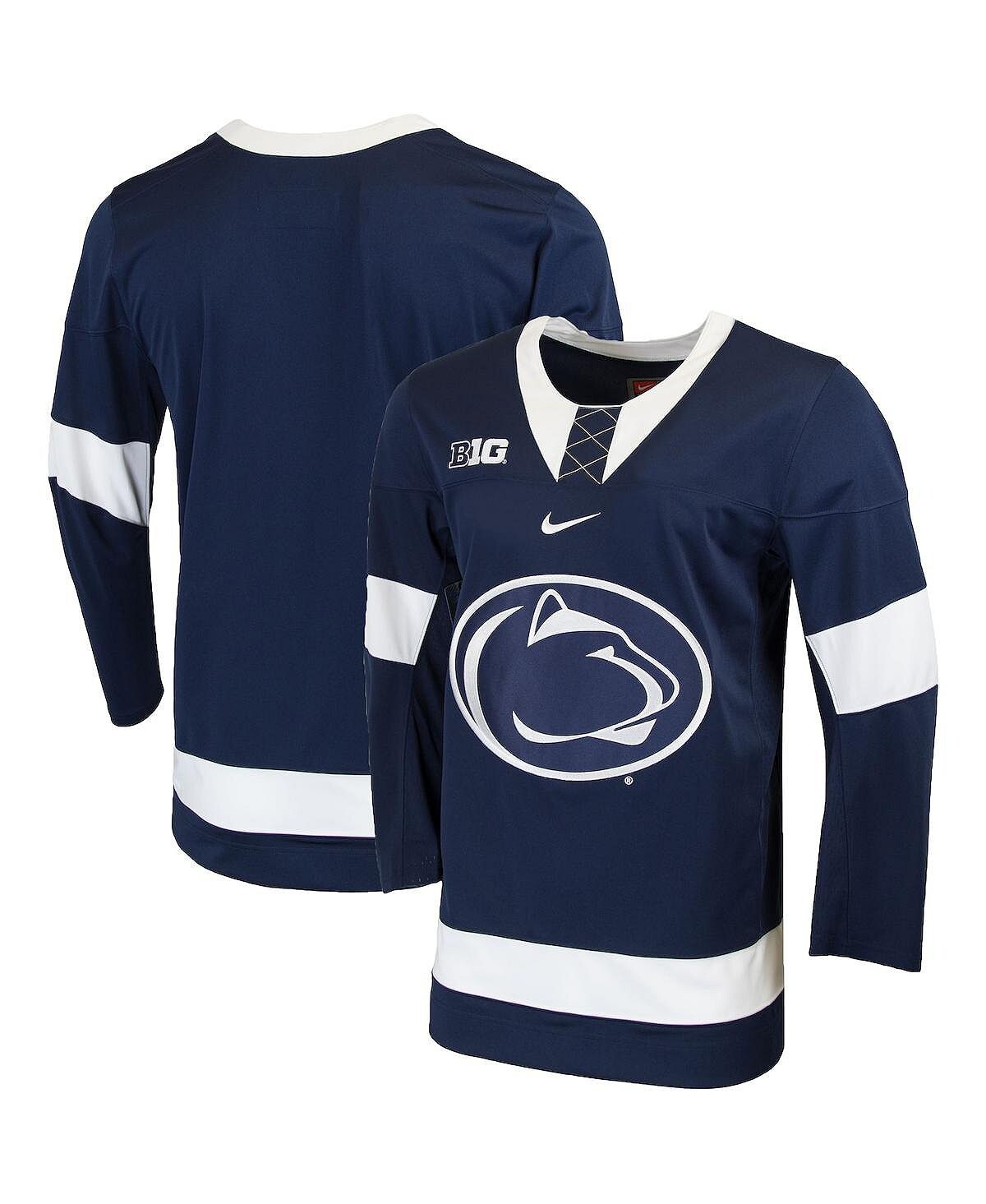 

Мужская хоккейная майка колледжа penn state nittany lions replica penn state nittany lions Nike, синий
