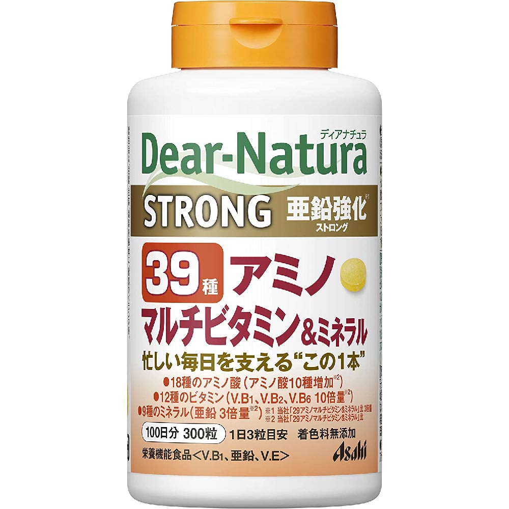 Пищевая добавка Dear Natura Strong 39 Amino, Multivitamin & Mineral, 300 таблеток vitaburst adult strong multivitamin gummies strawberry orange