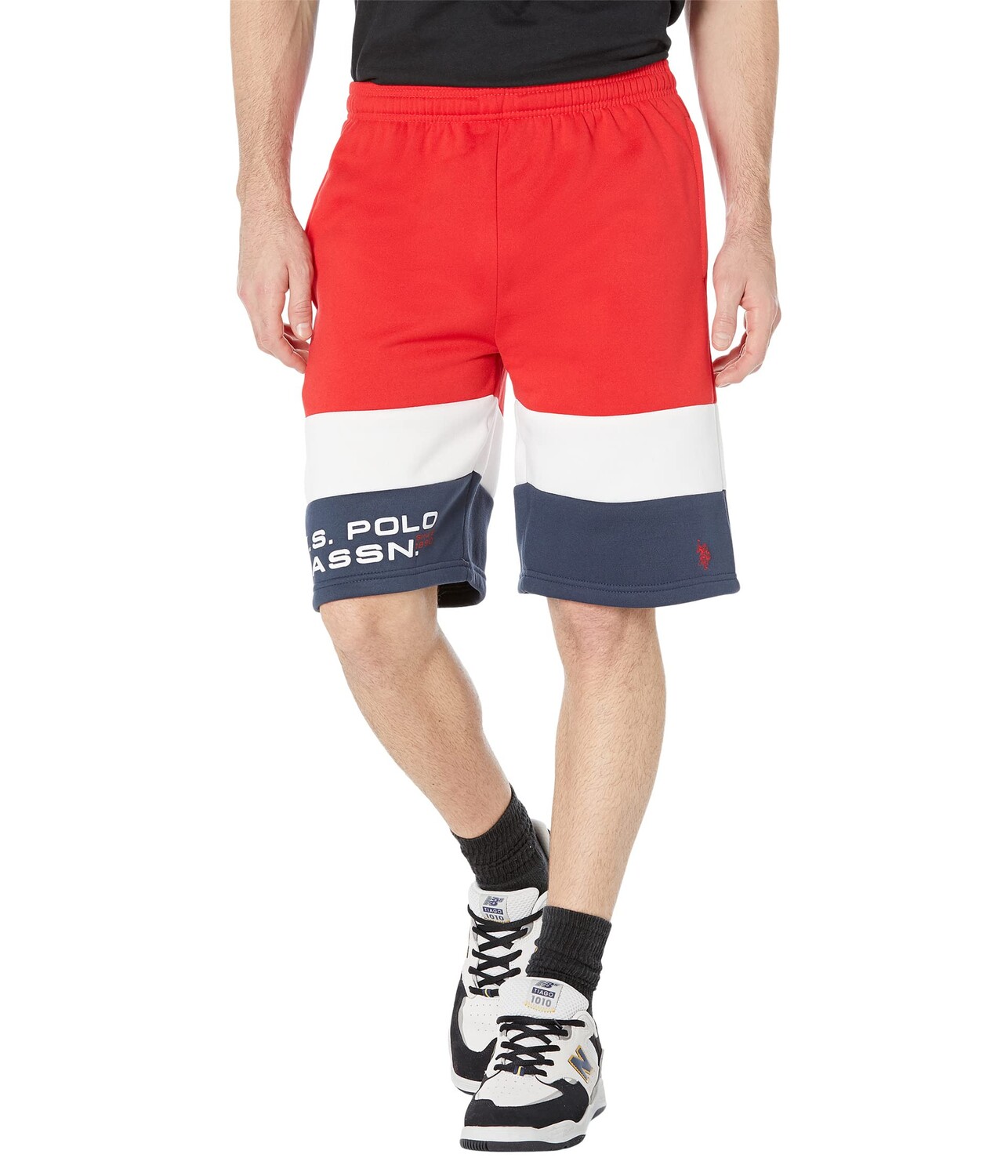

Шорты U.S. POLO ASSN., Color-Block Logo Fleece Shorts