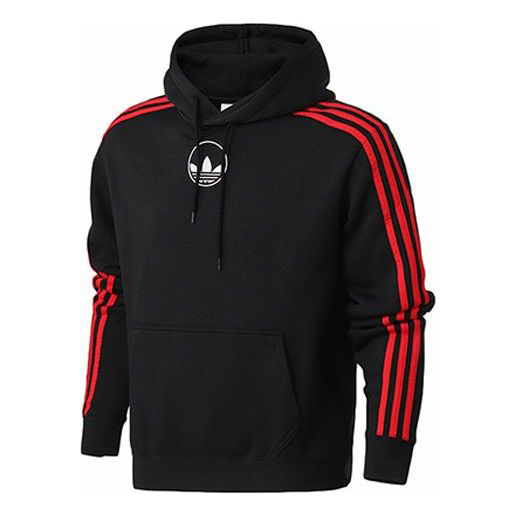 Толстовка Adidas originals 3 Stripe Circle Sports Black, Черный