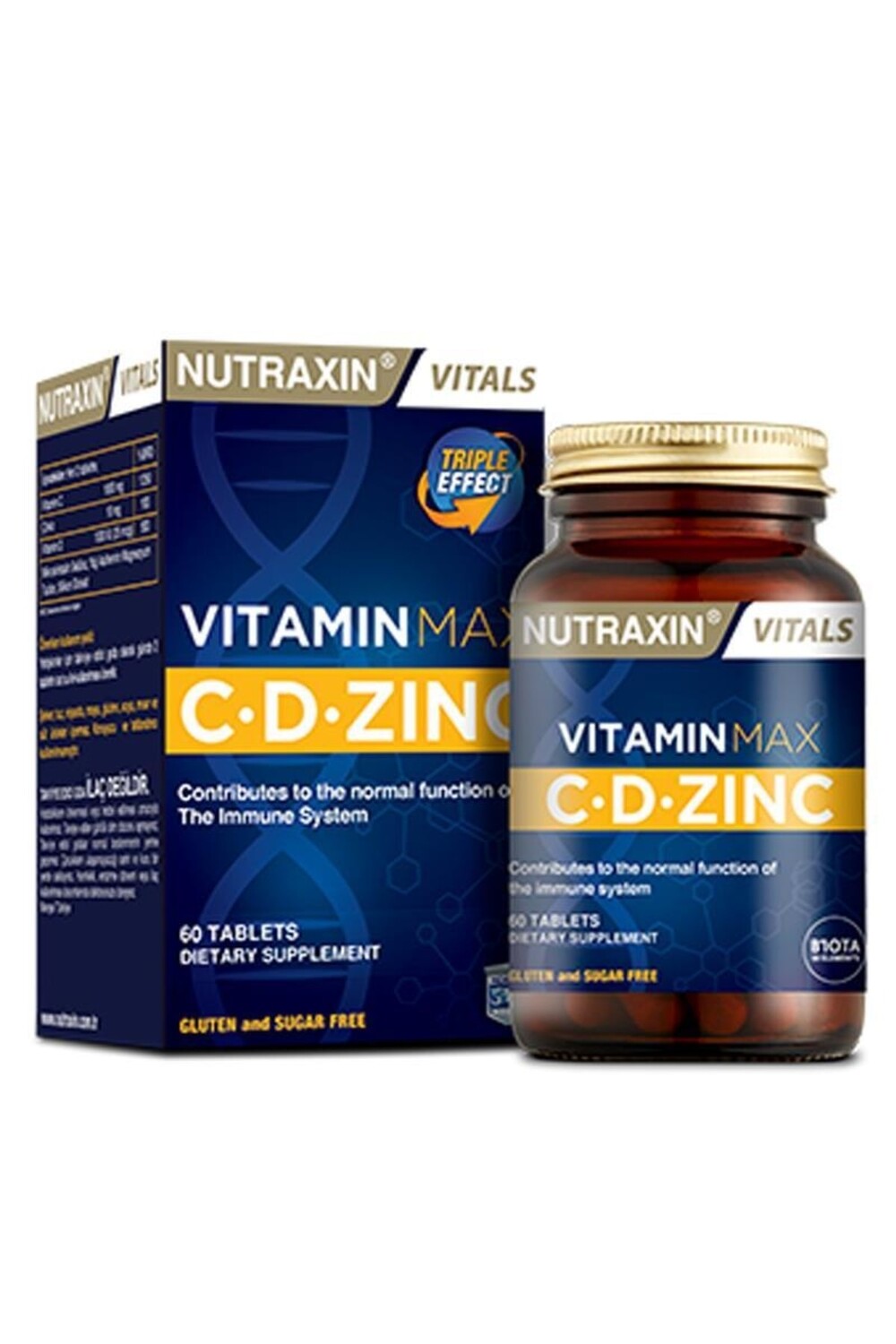 

Nutraxin Витамин Max Cd Zinc 60 таблеток