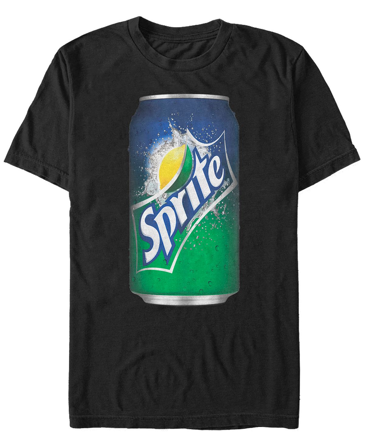 Мужская футболка с коротким рукавом giant sprite can logo Fifth Sun, черный