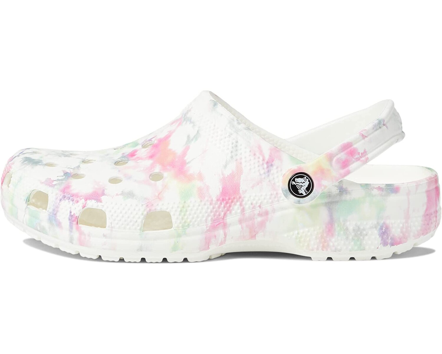 

Сабо Classic Tie-Dye Graphic Clog Crocs, белый