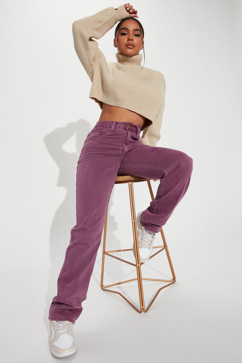 

Джинсы Fashion Nova FN24207, фиолетовый