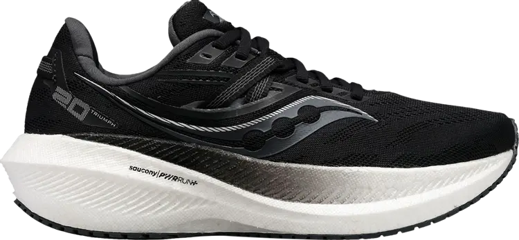 

Кроссовки Saucony Wmns Triumph 20 Wide Black White, черный