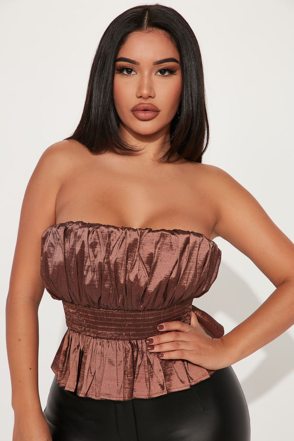 

Топ Fashion Nova TI8265, медный