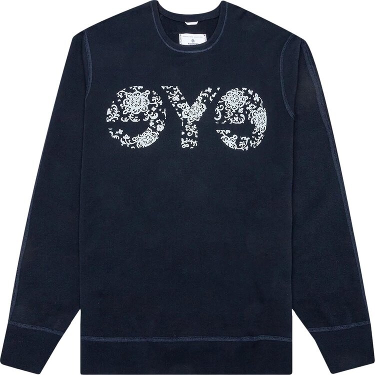 

Толстовка Junya Watanabe Eye Logo Print Sweatshirt 'Navy', синий