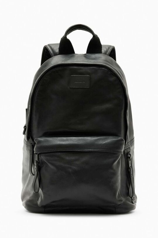 

Кожаный рюкзак AllSaints, черный