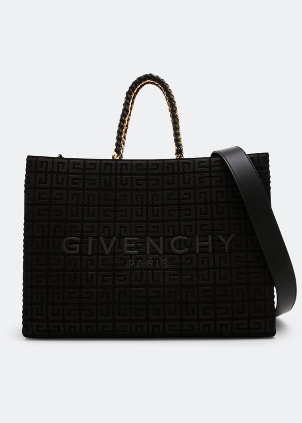 цена Сумка-тоут GIVENCHY Medium G tote shopping bag, черный