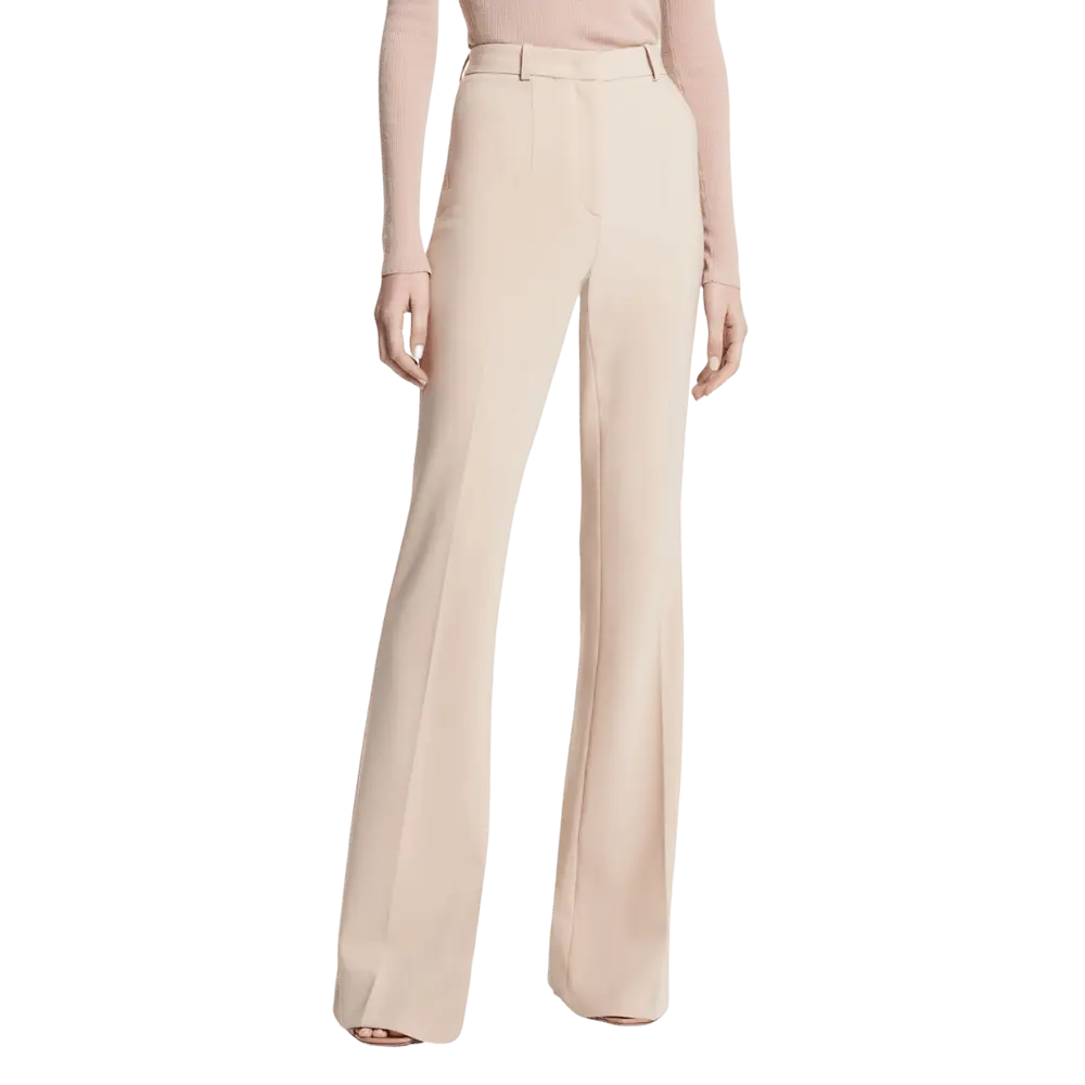 

Брюки Michael Kors Charlie Stretch Pebble Crepe Flared, бежевый