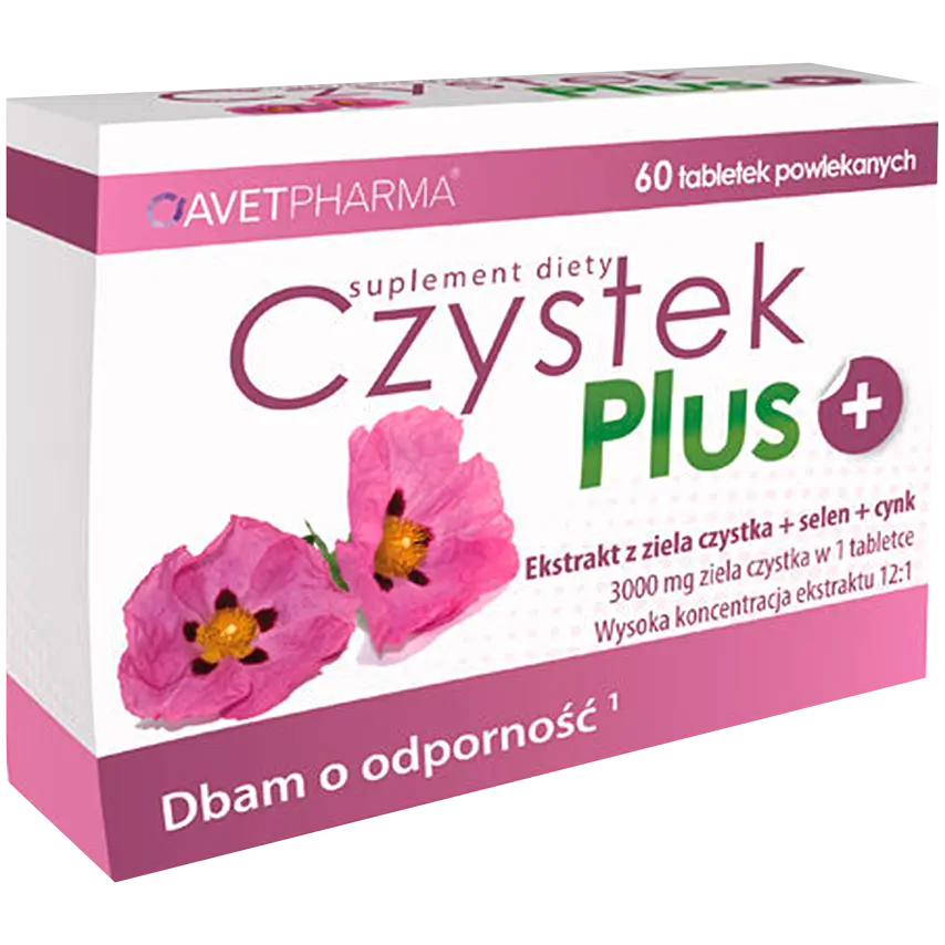 

Czystek Plus биологически активная добавка, 60 таблеток, покрытых оболочкой/1 упаковка