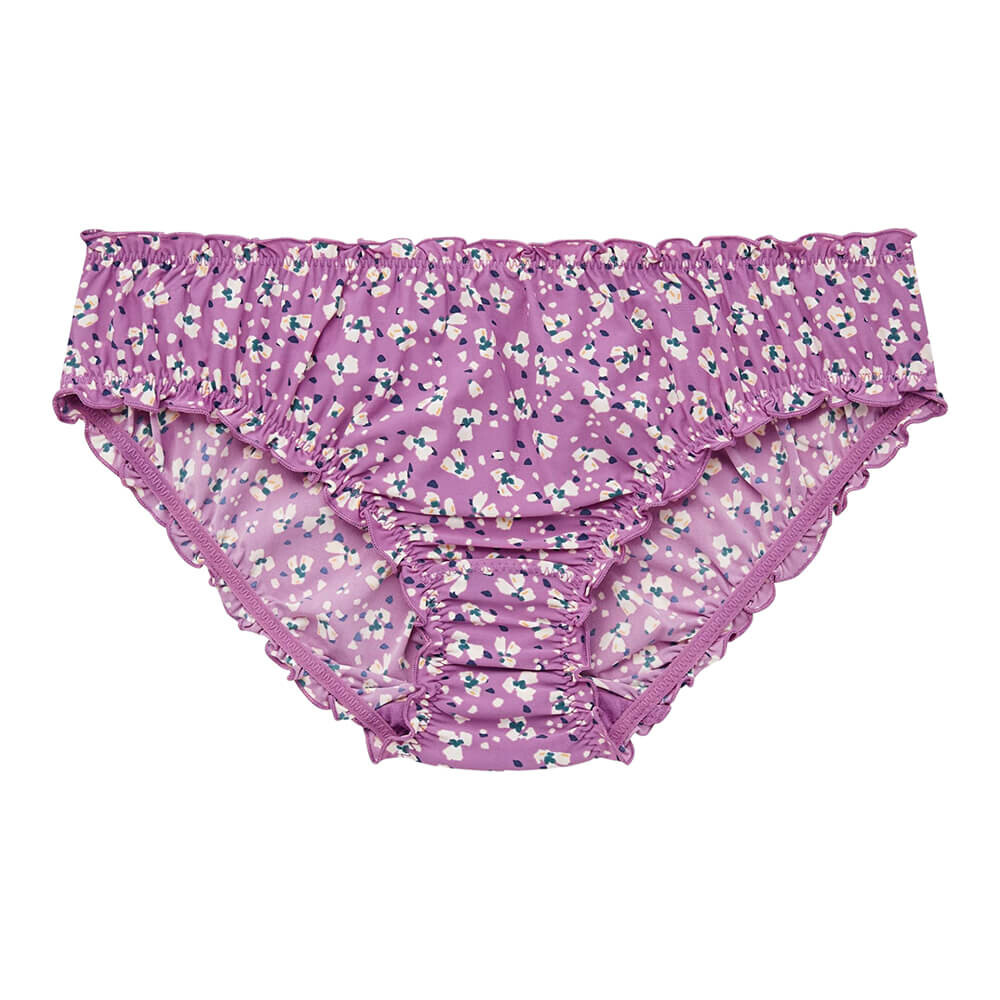 

Трусы Uniqlo Floral Frilled Mid Rise, фиолетовый