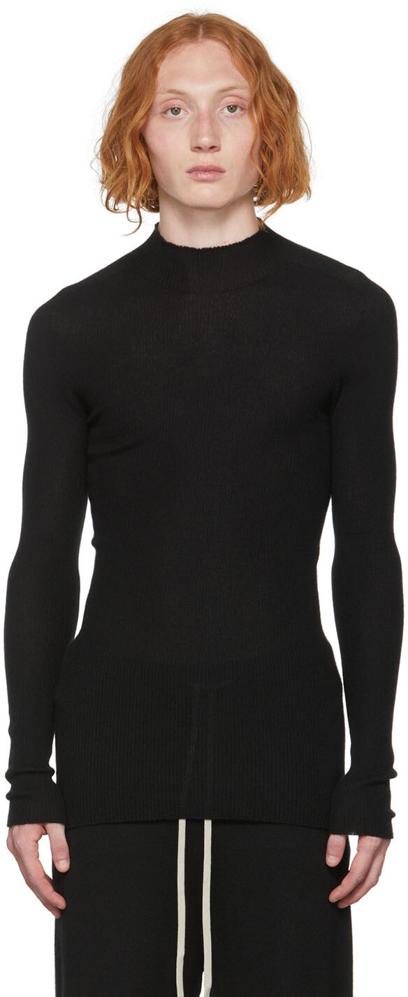 

Черная водолазка Lupetto Rick Owens