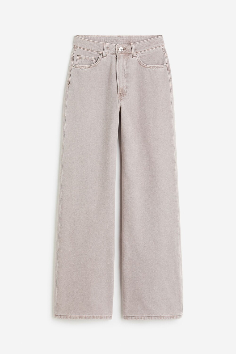 

Джинсы H&M Wide High, светло-фиолетовый