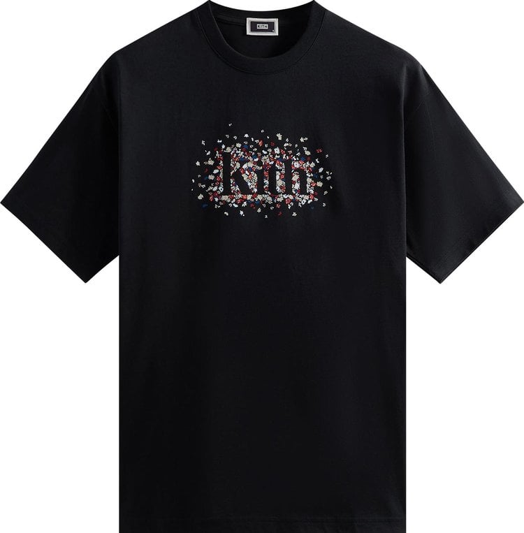 Футболка Kith Meadow Serif Tee 'Black', черный - фото