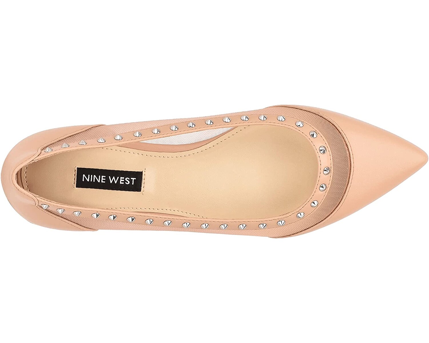 

Туфли на плоской подошве Bizzie 2 Nine West, телесный розовый