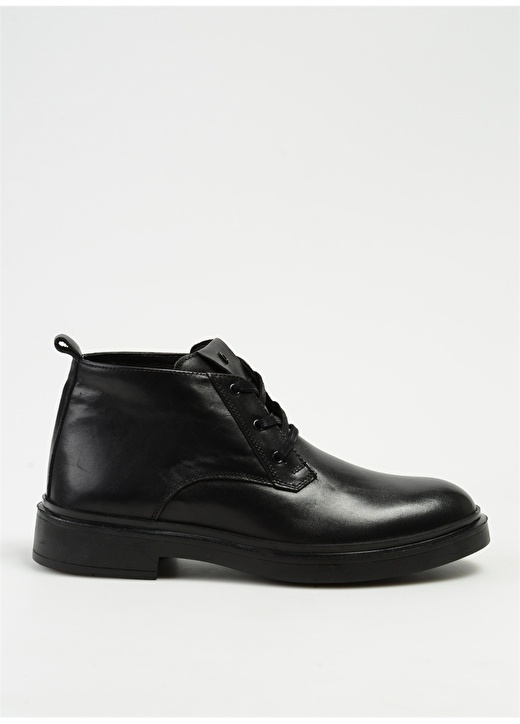 Кожаные черные мужские ботинки Fabrika