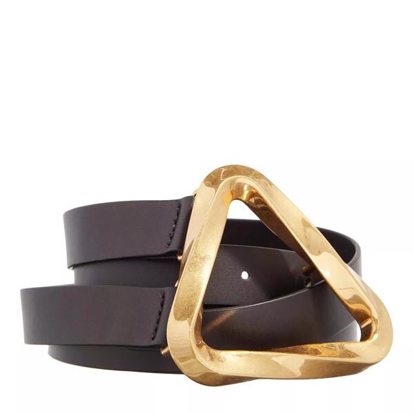 

Ремень grasp belt fondant/gold Bottega Veneta, коричневый