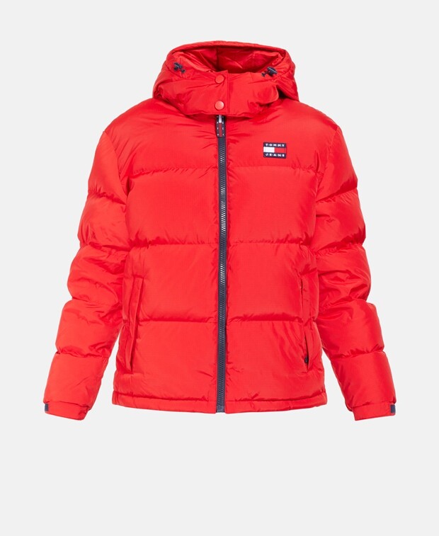 

Пуховик Tommy Hilfiger, темно-красный