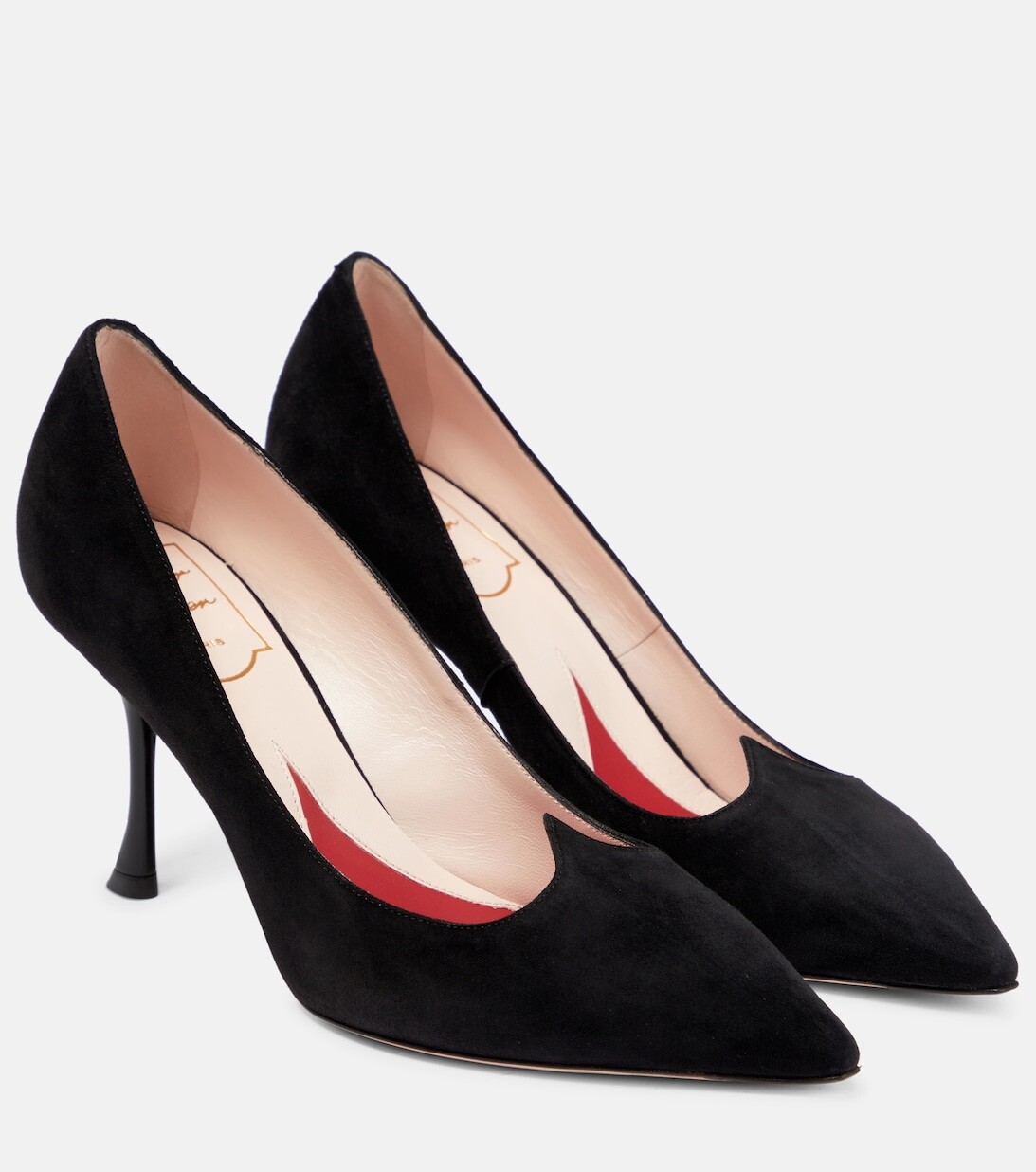 

Замшевые туфли I Love Vivier Roger Vivier, черный