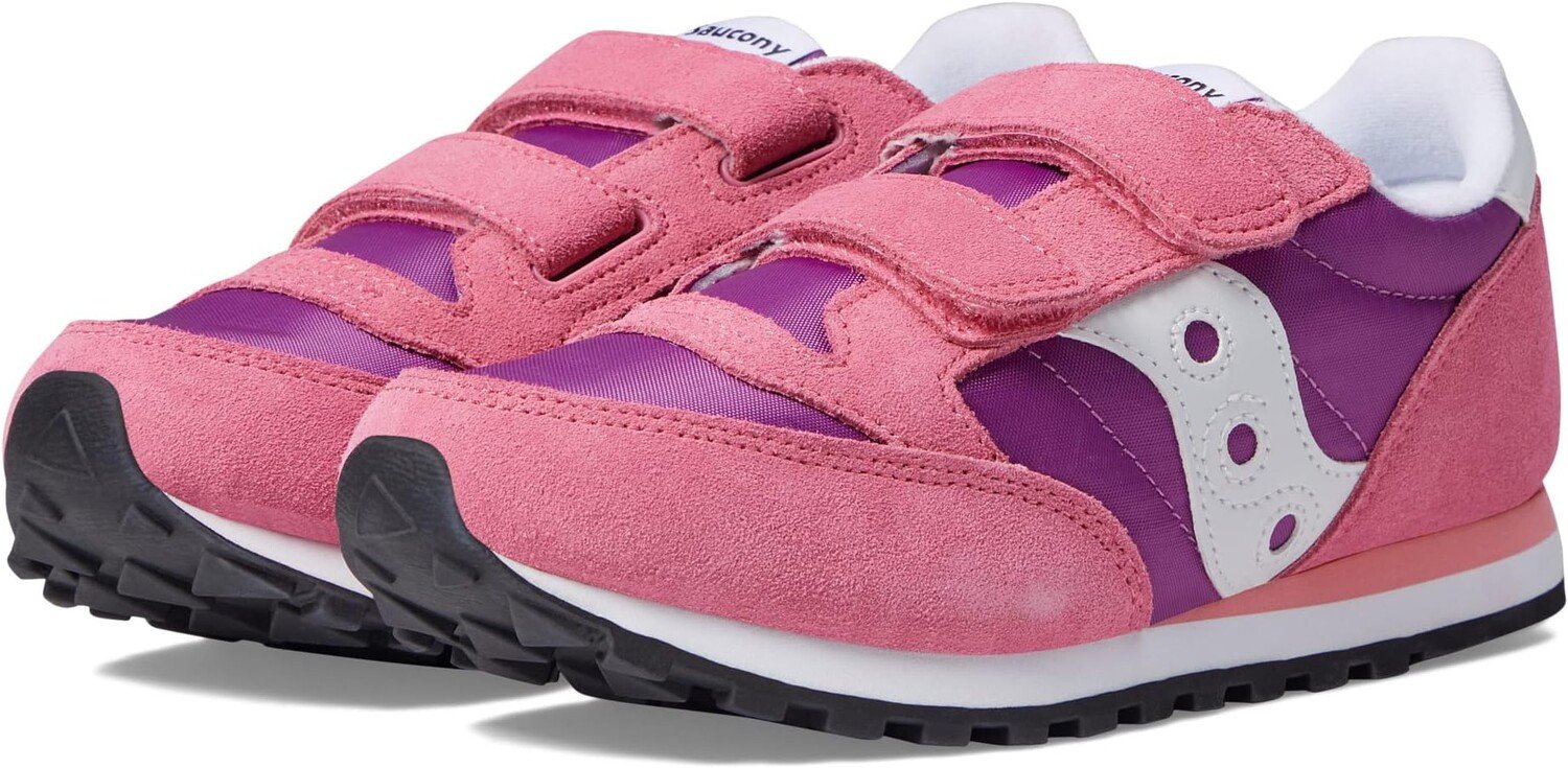 

Кроссовки Originals Jazz Double Hook & Loop Saucony Kids, цвет Pink/Purple