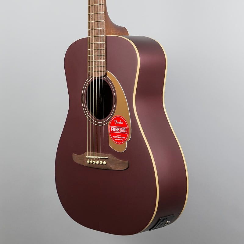 

Акустическая гитара Fender Malibu Player Acoustic/Electric Guitar in Burgundy Satin